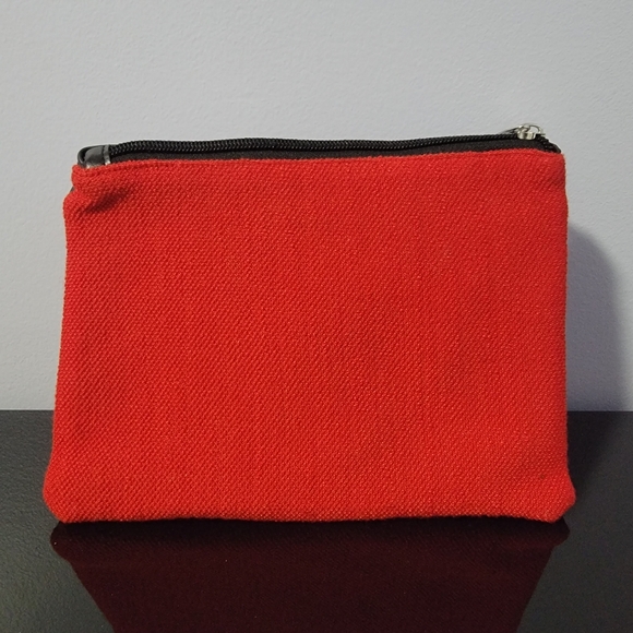 Sephora Split Faux Leather Cosmetic Makeup Zippered Bag - Picture 4 of 9